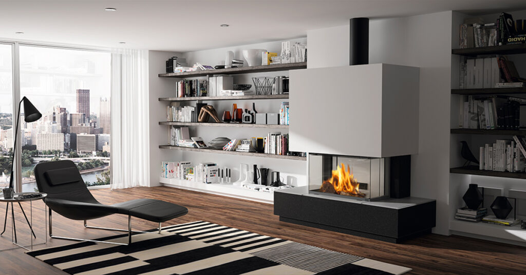 Cheminée contemporaine Vega